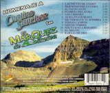 Marquez De Sinaloa (CD Homenaje A Chalino Sanchez) ZR-0375 OB