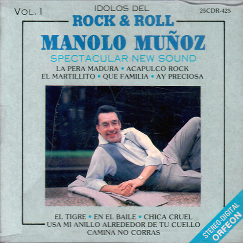 Manolo Munoz (CD Idolos Del Rock & Roll Volumen 1) CDR-425