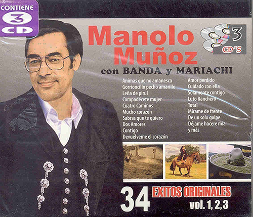 Manolo Munoz (Con Banda y Mariachi 3Cds) TRICD-3307
