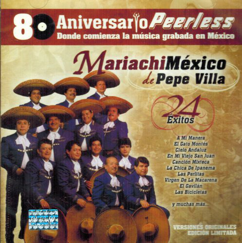 Mariachi Mexico (CD 24 Exitos 80 Aniversario) Peerless-576455