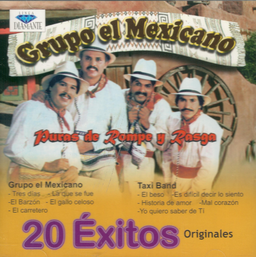 Mexicano Banda -Taxi Band (CD Puras de Rompe y Rasga, 20 Exitos) Cdd-7228
