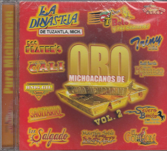 Michoacanos de Oro (CD Vol#2 Varios Artistas) CDMICH-5015)