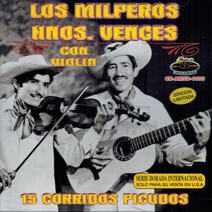Milperos (CD 15 Corridos Picudos Con Violin) AMSD-1005