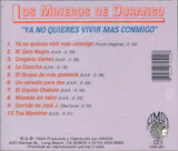 Mineros De Durango (CD Ya No Quieres Vivir Mas Conmigo) CAN-251