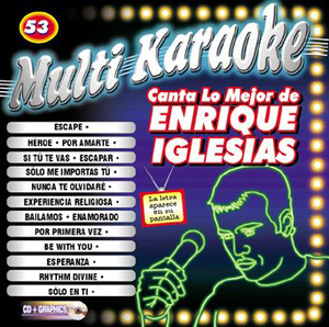 Multi Karaoke CD Canta Lo Mejor De Enrique Iglesias Oke-0053