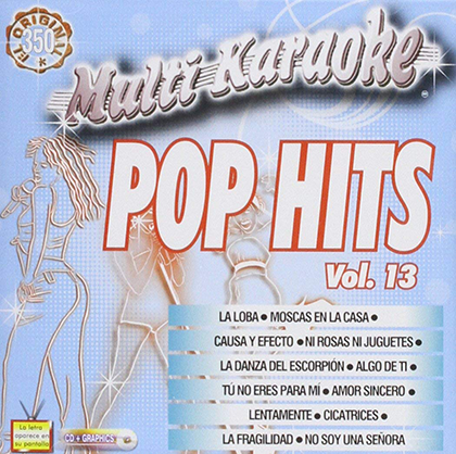 Multi Karaoke Pop Hits CD Volumen 13 OKE-0350