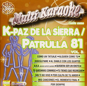 Multi Karaoke CD canta Como K-paz de la sierra Patrulla 81 OKE-0366