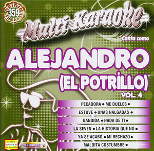 Multi Karaoke  CD Canta Como Alejandro El Potrillo Volumen 4 OKE-359