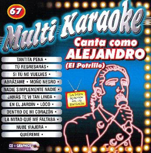 Multi Karaoke CD Exitos Al Estilo de Alejando Fernandez OKE-0067