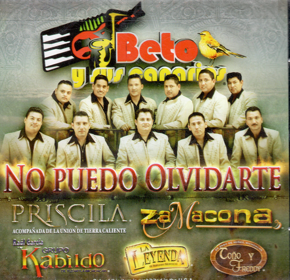 Varios Artistas (CD No Puedo Olvidarte) Disa-267