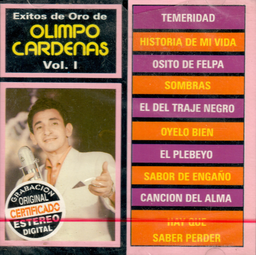 Olimpo Cardenas (CD Exitos de Oro Vol. 1) 099441363126