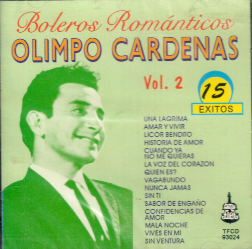 Olimpo Cardenas (CD Boleros Romanticos, Vol. 2) Tfcd-93024