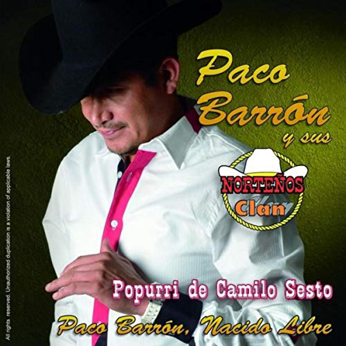 Paco Barron (CD Popurri De Camilo Sesto) Mundo-015