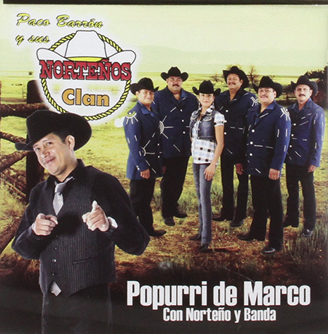 Paco Barron (CD Popurri De Marco Con Banda Y Norteno) Frontera-7468
