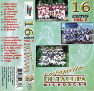 Pajaritos De Tacupa Michoacan (CASS 16 Exitos Volumen 2) BRCass-133