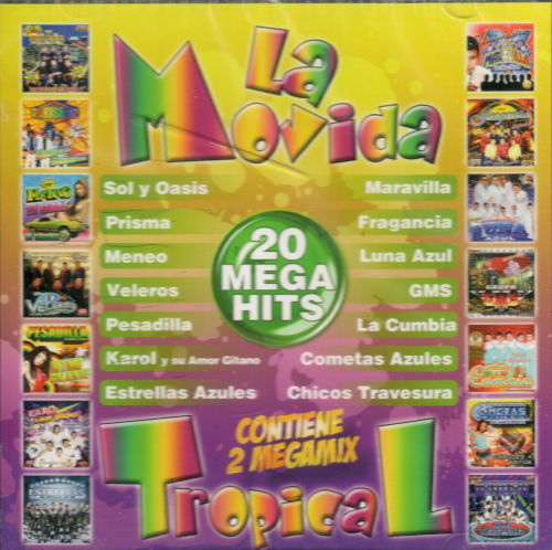 Movida Tropical (20 Mega Hits Varios Grupos, CD) 876285381321
