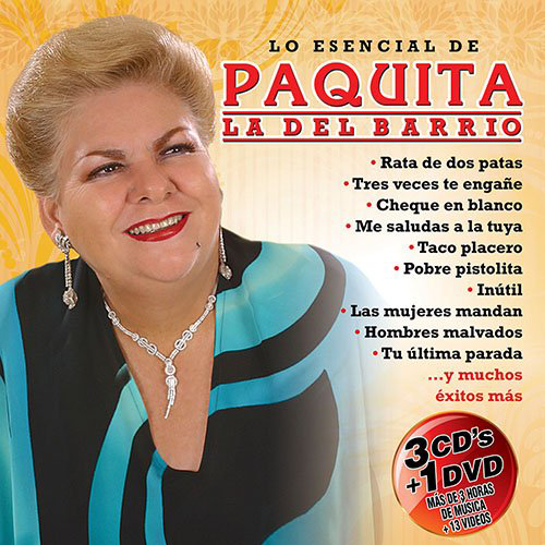 Paquita La Del Barrio (Lo Esencial De Paquita 3CD-DVD) Sony-302487