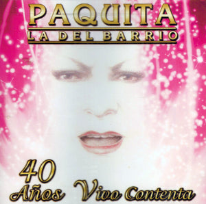 Paquita La Del barrio (CD 40 Anos Vivo Contenta) CPW-4532