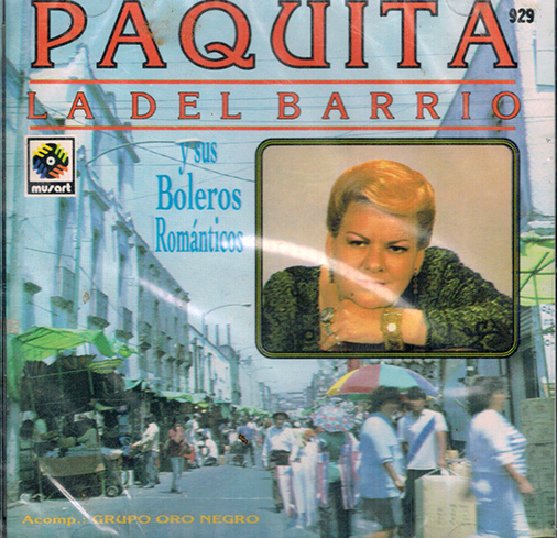 Paquita La Del Barrio (CD Y Sus Boleros Romanticos) Musart-929