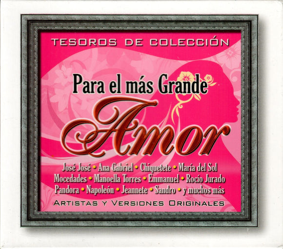 Para El Mas Grande Amor (3CD Varios Artistas. Tesoros/Coleccion) SMEM-40577 MX n/az