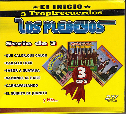 Plebeyos (3CD 3 TropirEcuerdos Serie de) DMY-3001