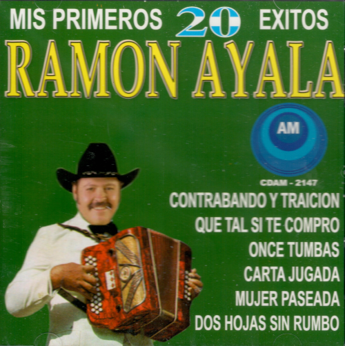 Ramon Ayala y Los Bravos del Norte (CD Mis Primeros 20 Exitos) Cdam-2147