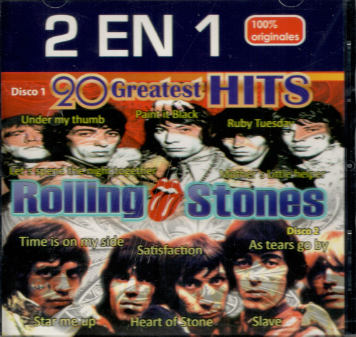 Rolling Stones (CD 20 Greatest Hits, 2en1 ) Cddob-4522 n/az