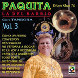 Paquita la del Barrio (CD Con Tambora Vol#3 ) Cdp-1292