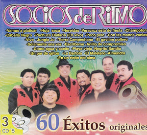 Socios del Ritmo (3CDs "60 Exitos Originales" TRICDD-10192)