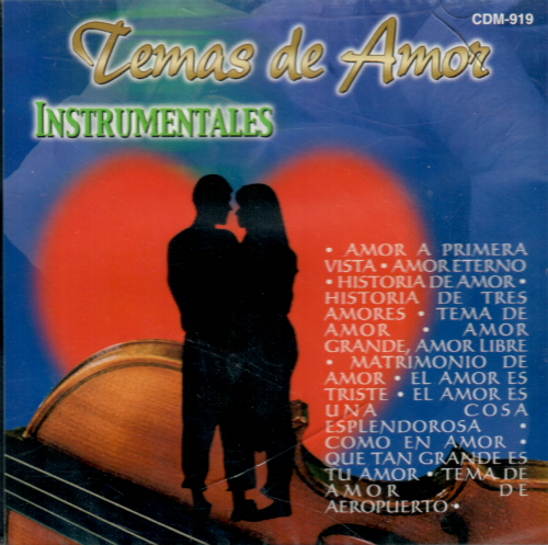 Temas de Amor (CD, Instrumentales, Varios Artistas Cover) CDM-919