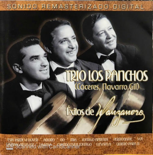 Trio Los Panchos, Trio Los (CD Exitos De Manzanero Caceres, Navarro , Gil) SGM-0132