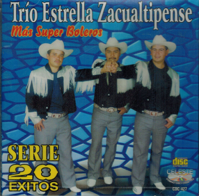Estrella Zacualtipense Trio (CD Mas Super Boleros) Celeste-427