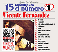 Vicente Fernandez (CD 15 Grandes Con El Numero 1) Sony-545390
