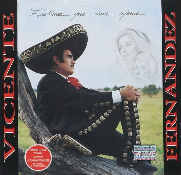 Vicente Fernandez (CD Lastima que seas Ajena) Sony-470759