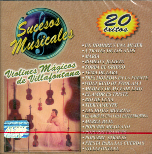 Violines Magicos de Villafontana (CD 20 Exitos Sucesos Musicales) 743217060022