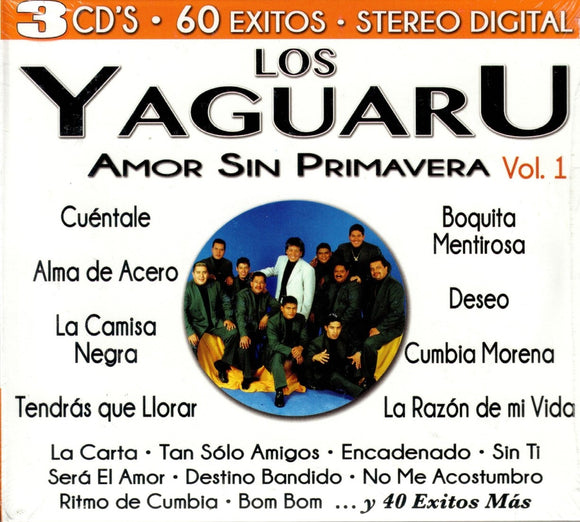 Yaguaru (3CD Vol#1 60 Exitos Amor Sin Primavera) CRO3C-80058 MX