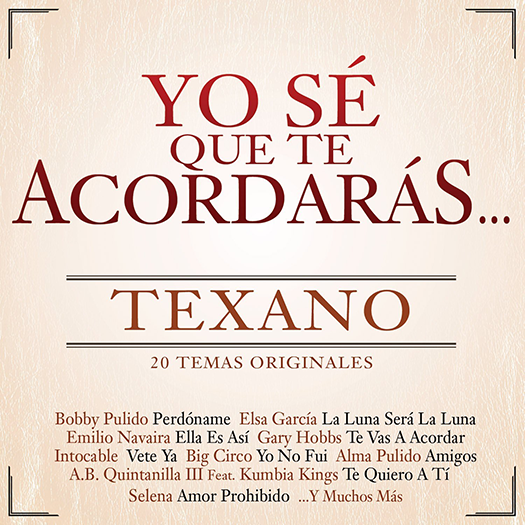 Yo Se Que Te Acordaras (CD Texano Vol#1 - 20 Temas Originales) Univ-5352508